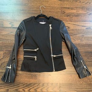 Leather & Material Motorcycle Jacket